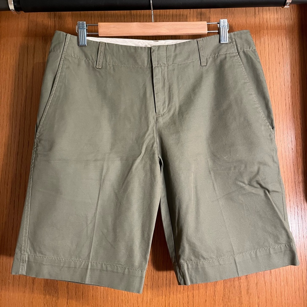GAP Green Flat Front Casual Shorts